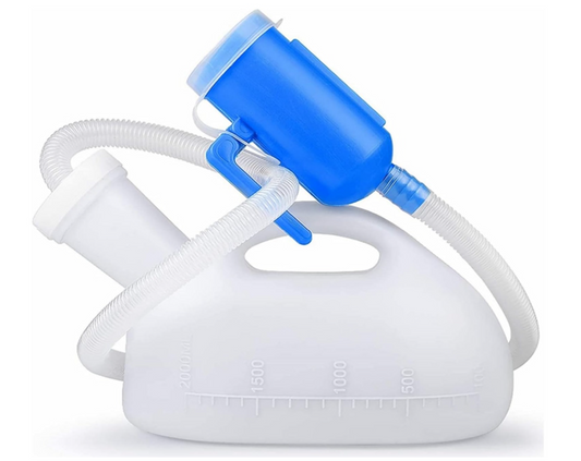 Orinal Portátil Unisex con Manguera Flexible 2L